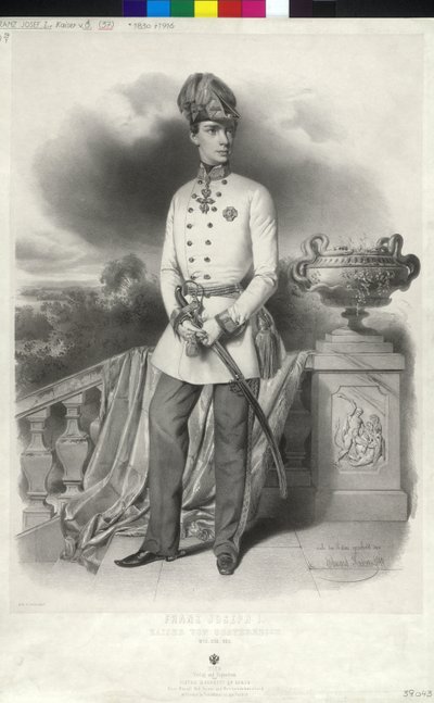 Kejser af Østrig Franz Joseph I af Unbekannter Künstler