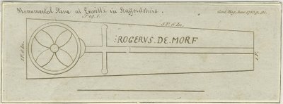 Enville Church - Monumental Stone: gravering, nd [c 1783] af Unbekannt