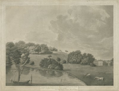 Enville Hall: akvatintegravering og [?1800-tallet] af Unbekannt