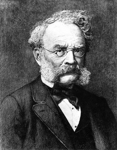Ernst Werner von Siemens, tysk elektroingeniør og opfinder, c 1880 af Unbekannt