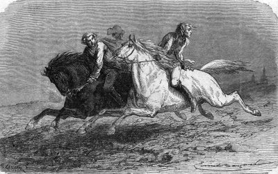 Frederic de Trencks flugt fra fæstningen Glatz i Polen (1746) af Unbekannter Künstler