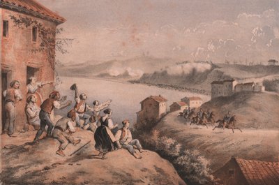 General Lamoricieres flugt, belejring af Ancona af William M. Timlin