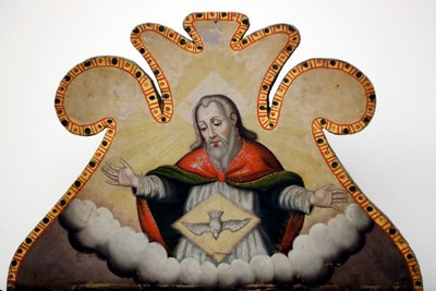 Evora Museum. Jesus og Helligånden. Portugal. af Benjamin Baud