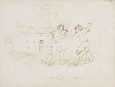 Fighting, Northumberland, c 1805-1820 af Unbekannt