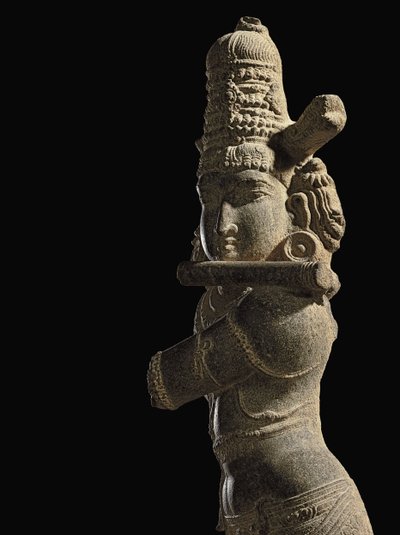 Figur af Venugopala, Sydindien, sen Chola / tidlig Vijayanagar periode, slutningen af det 13. / begyndelsen af det 14. århundrede af Unbekannt