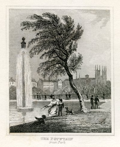 Fountain, Green Park af Unbekannt