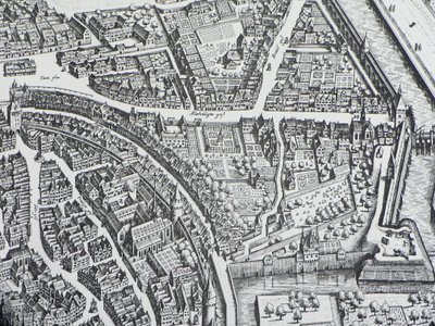 Frankfurt Judengasse 1628 af Unbekannter Künstler