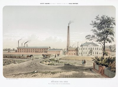 General Industrial Scenes Zink arbejder i Mulheim an der Ruhr, Tyskland af Unbekannt