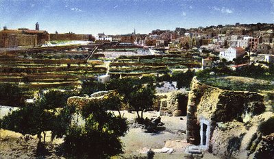 Generelt billede af Bethleem af Unbekannter Künstler
