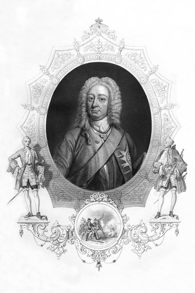 George II af Unbekannter Künstler
