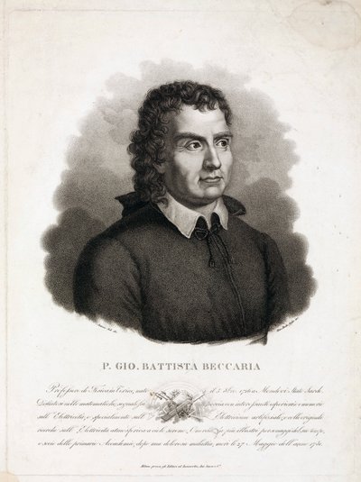 Giambattista Beccaria, italiensk præst og videnskabsmand af Unbekannt