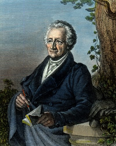Goethe, 83 år af Unbekannter Künstler