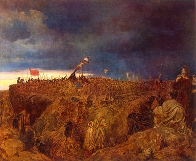 Golgatha (Kristi korsfæstelse). 1869. malet af Ilya Repine. (18441930). Russisk kunstner. af Unbekannter Künstler