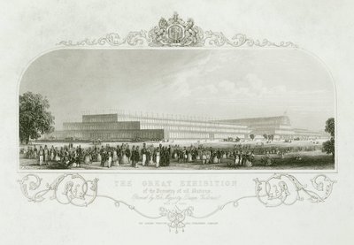 Store udstilling 1851 The Crystal Palace, London af Unbekannt