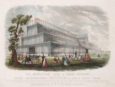 Store udstilling 1851 The Crystal Palace, London af Unbekannt