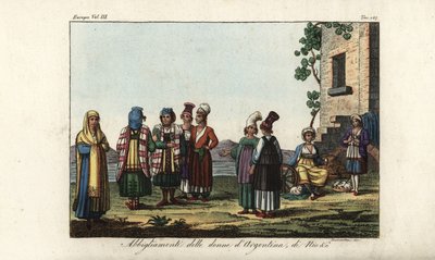 Griechische und italienische Frauenkostüme von Unbekannt