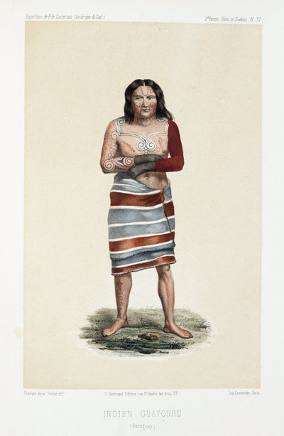 Indiske Guaycuru, c 1843-1 af Unbekannt