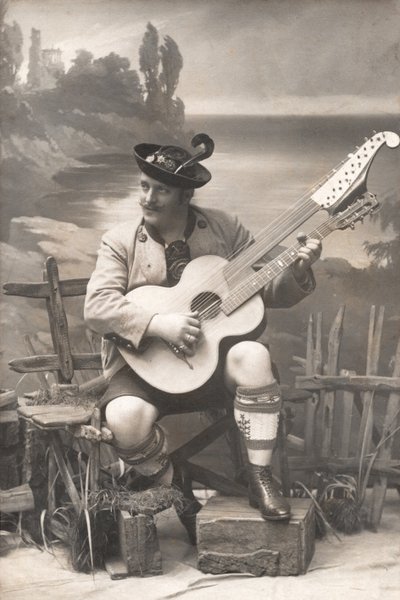 Gustav Rechl, Tyskland 1908 (s/h-billede) af Unbekannter Künstler