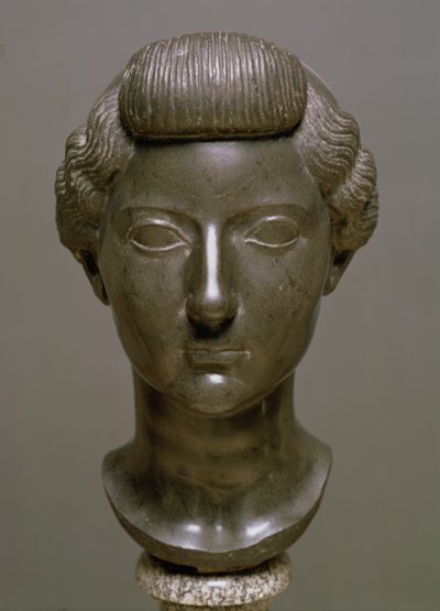 Leder af Livia Drusilla (56 f.Kr.-29 e.Kr.) Roman, ca. 30 f.Kr. (basalt) af Unbekannt