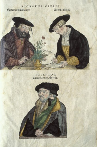 Herbals Albrecht Mayer, Veil Rudolph Speckle og Heinrich Fullmaurer af Unbekannt