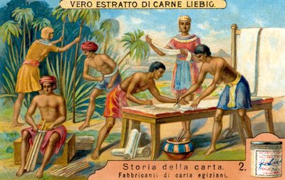 Papirets historie: Papyrus i det gamle Egypten af Unbekannter Künstler