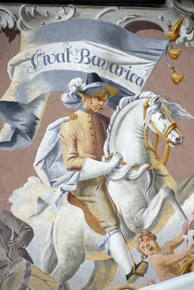 Rytter, Fresco, Baviere, Tyskland. af Unbekannter Künstler