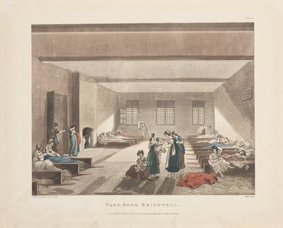 Hospitaler ïPass-room Bridewell af Unbekannter Künstler