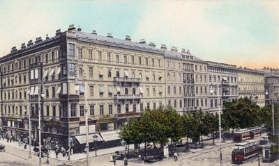 Hotel Bristol Kärntnerring i Wien, slutningen af det 19. århundrede/begyndelsen af det 20. århundrede (postkort) af Unbekannter Künstler
