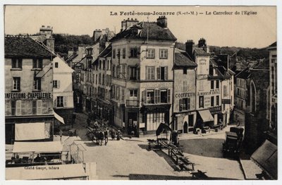 Ile de France, Seine et Marne (77), Ferte-sous-Jouarre (Ferte-sous-Jouarre): Kirkens korsvej - Postkort slutningen af ​​det 19.-begyndelsen af ​​det 20. århundrede af Unknown