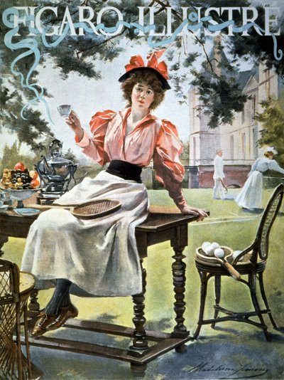 Illustration af Madeleine Lemaire i: Le Figaro Illustre, Frankrig af Unbekannter Künstler