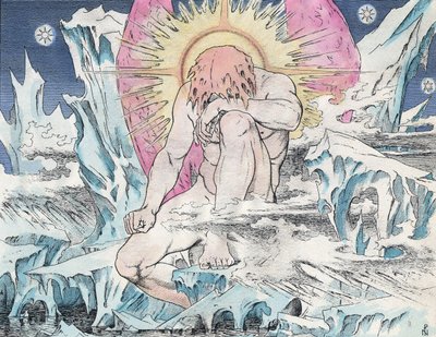 Illustration til The Tale of the Old Sailor af Samuel Taylor Coleridge af Unbekannter Künstler