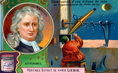 Isaac Newton af Unbekannter Künstler