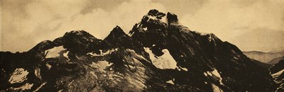 Italienske landskaber i Den Guddommelige Komedie: "Monviso" (Par. VI, 49-51) af Unbekannter Künstler