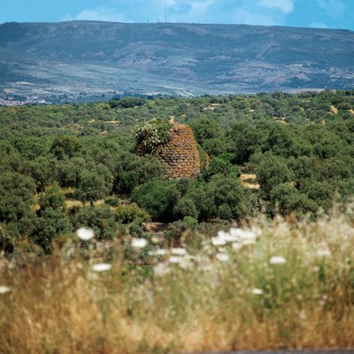 Italien, Sardinien-regionen, Oristano-provinsen, Nuraghe Crabia af William M. Timlin