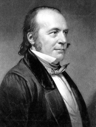 Jean Louis Rodolphe Agassiz 1807-1873 zoologue et heologue susse americain - schweizisk-amerikansk zoolog og geolog af Unbekannter Künstler