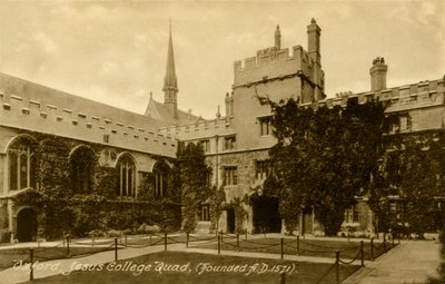 Jesus College, Oxford af Unbekannter Künstler