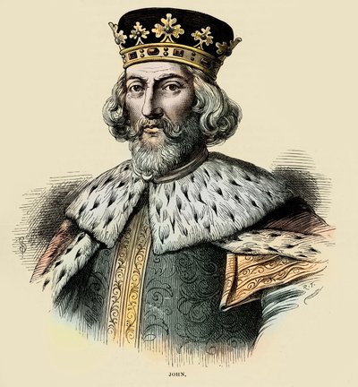 John I, konge af England (gravering) af Unbekannter Künstler
