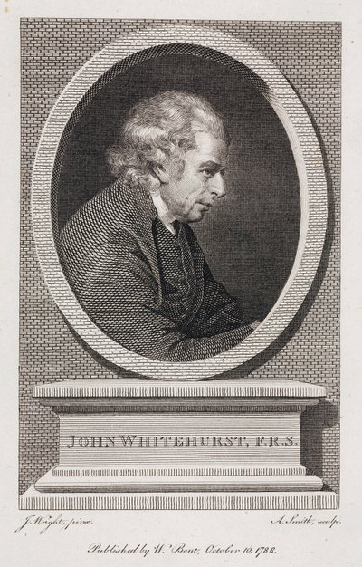 John Whitehurst, engelsk urolog, c 1783 af Unbekannt