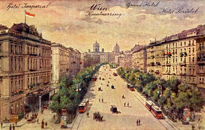 Kärntner Ring, Wien, Østrig af Unbekannter Künstler