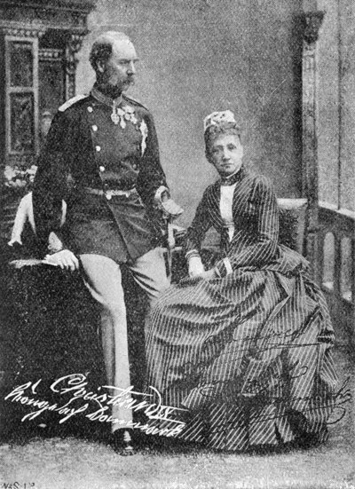 Kong Christian IX og Dronning Louise af Danmark af Unbekannt