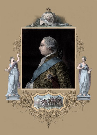 Kong George III af Unbekannter Künstler