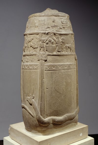 Kudurru, Kassite charter for tildeling af jord, ufærdig, ca. 1200 f.Kr. (kalksten) af Unbekannt