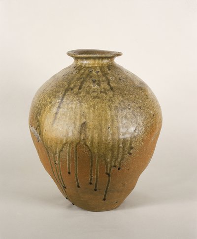 Large jar, Tamba ware, Muromachi Period, 15th-16th centurydani af Unbekannt