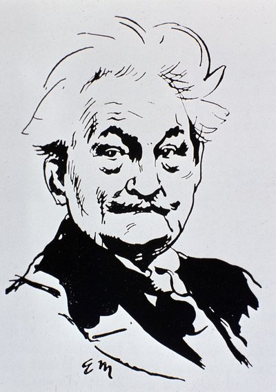 Leoš Janáček (blæk på papir) af Unbekannt