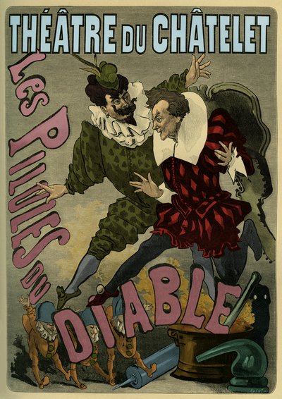 Les Pilules du Diable - plakat med reklame for fortryllelse af Unbekannter Künstler