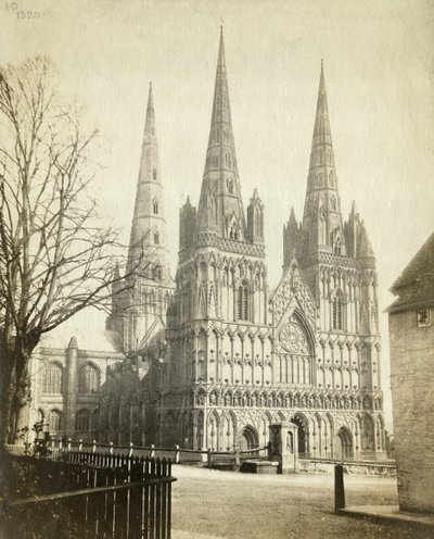 Lichfield Cathedral OP08956 (s/h-billede) af Unbekannter Künstler