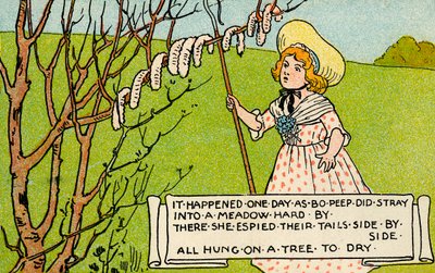 Little Bo Peep - af Unbekannter Künstler