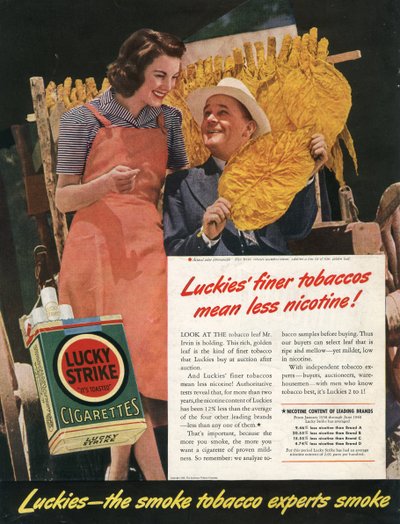Lucky Strike cigaretannonce af Benjamin Baud