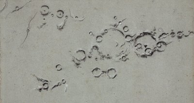 Månekratere, Hipparchus og Albetegnius af Unbekannt