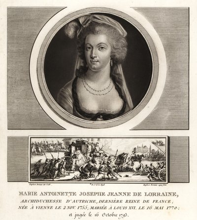 Marie Antoinette, sidste dronning af Frankrig af Unbekannt